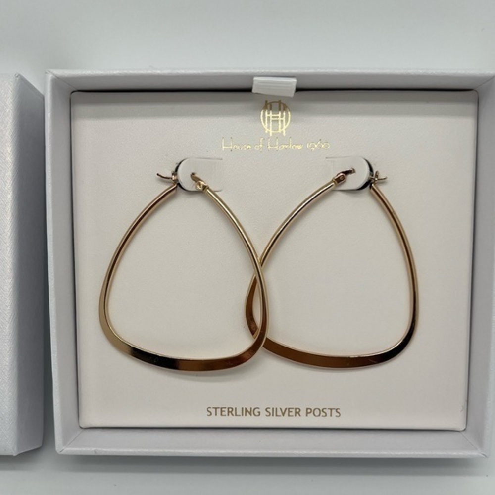 House Of Harlow 1960 Sterling Silver Posts Earrings